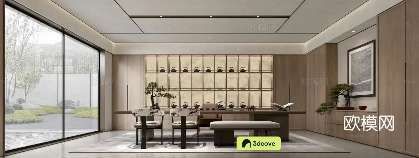New Chinese tea room