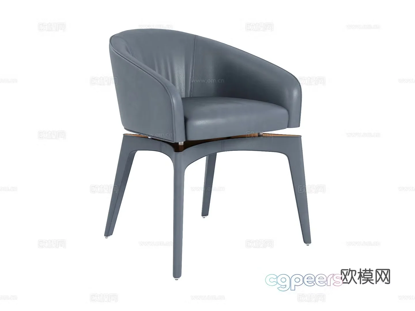 visionnaire italian chair dining chair 3d model
