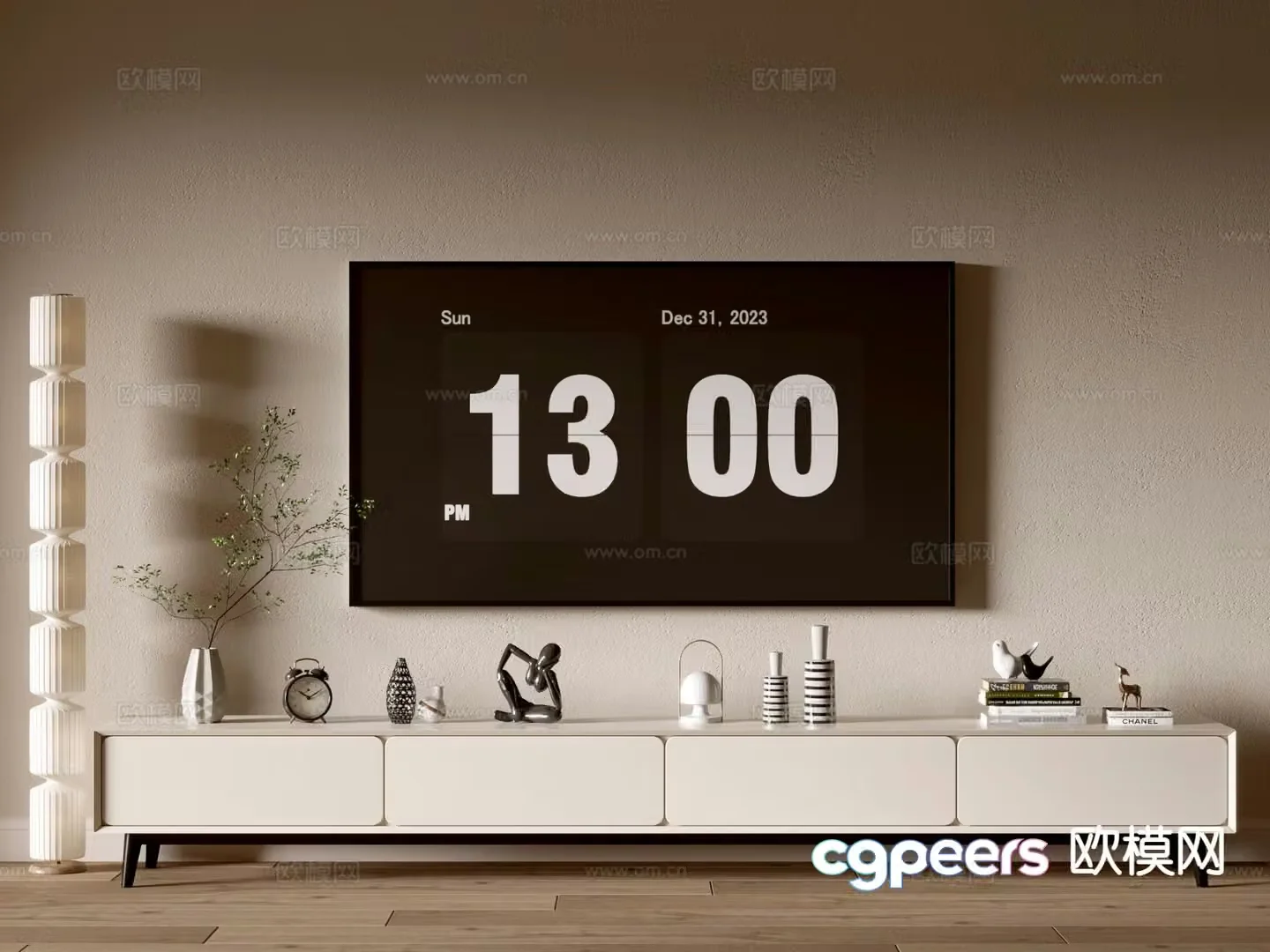 Modern TV cabinet 3d model