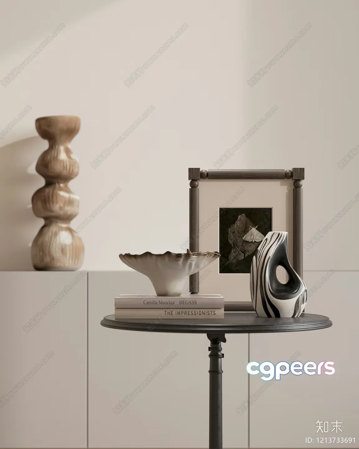 Modern Home Decor 3D Model – 17211 – VRAY Render