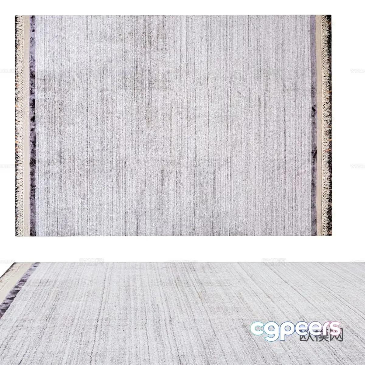 Modern minimalist carpet Carpet Simple carpet Living room carpet 3d model