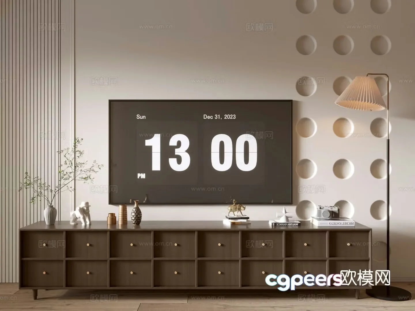 Modern TV cabinet 3d model