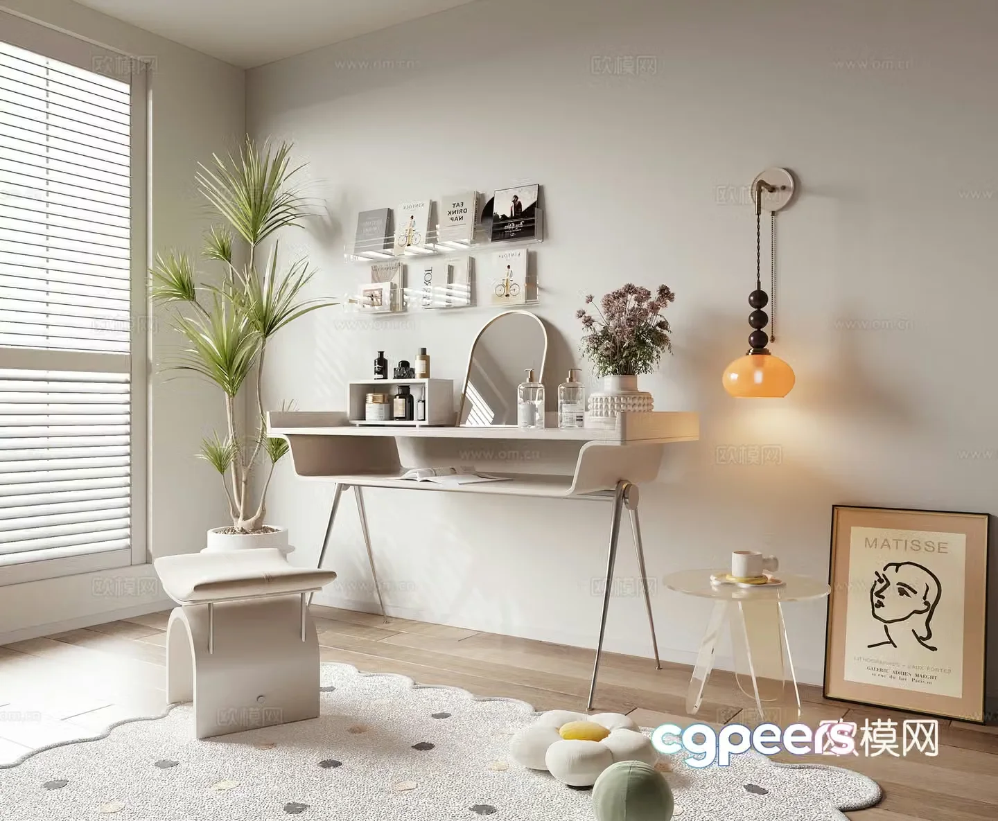 Dressing table 3d model
