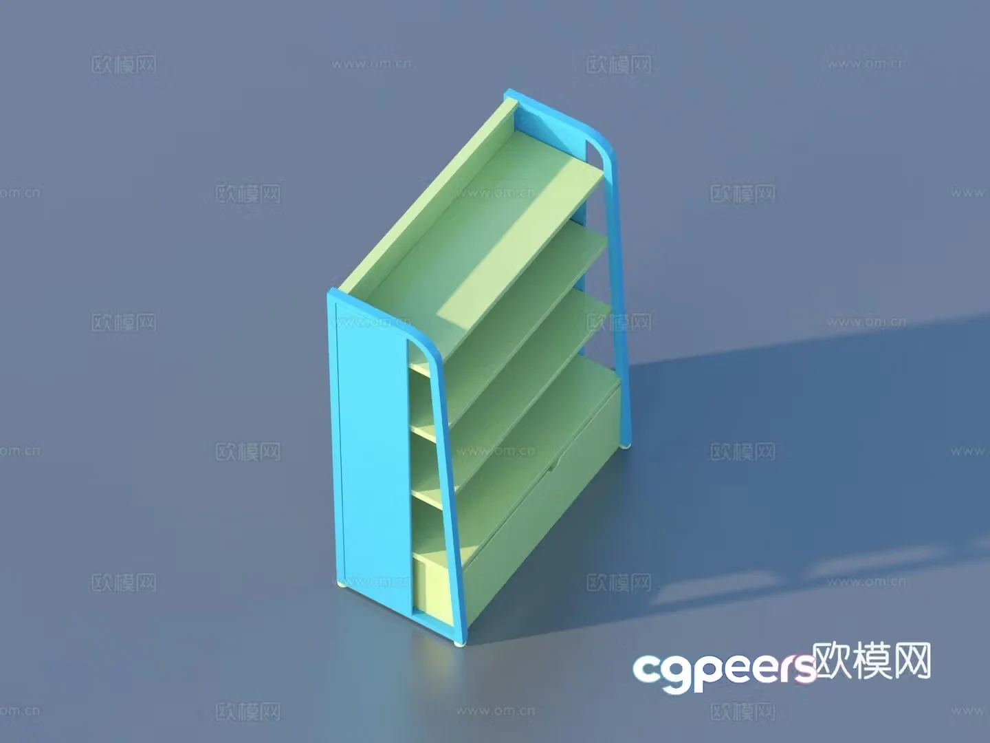 Shelf Shelf Counter Store 3D Model