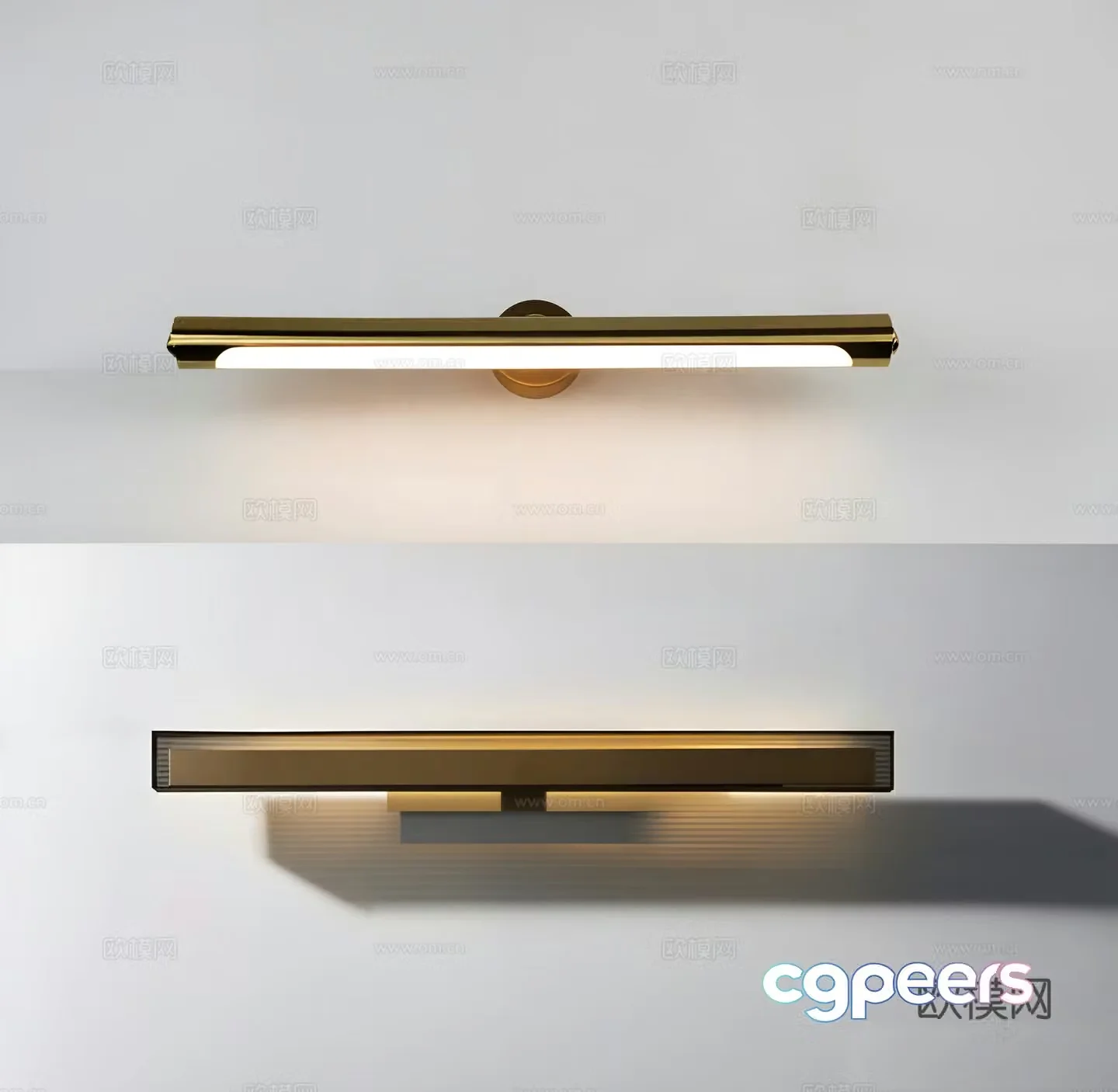 Modern bar wall lamp 3d model