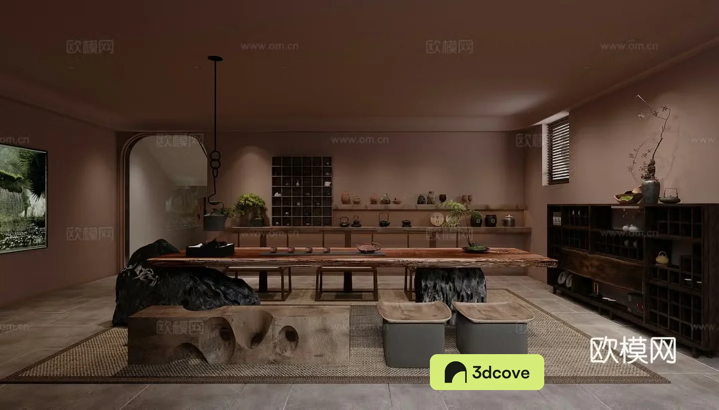 Modern tea room