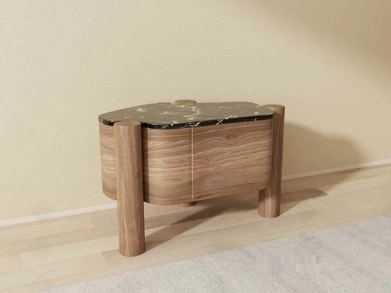 Modern Wooden Table 3D Model – 19767 – VRAY Render