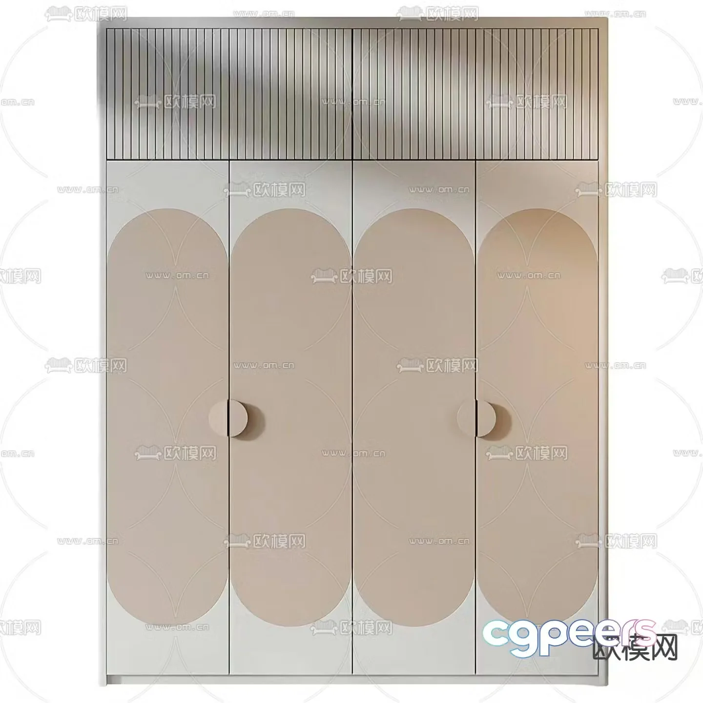 Modern wardrobe 3d model