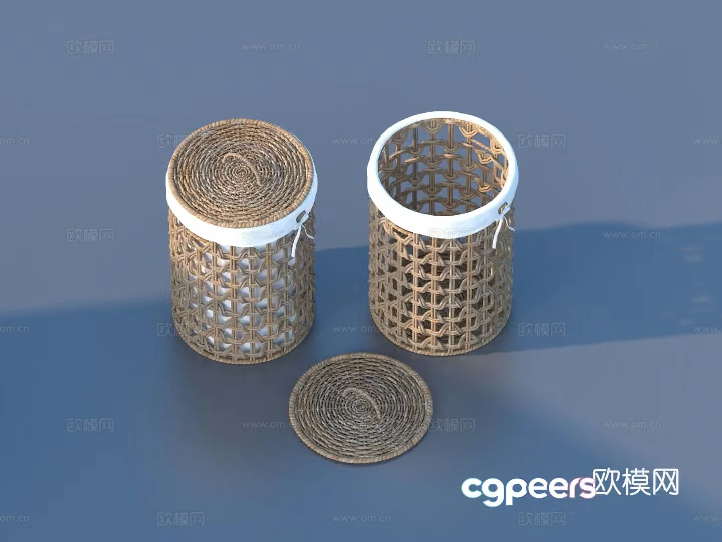 Storage basket Storage box Storage basket 3D model
