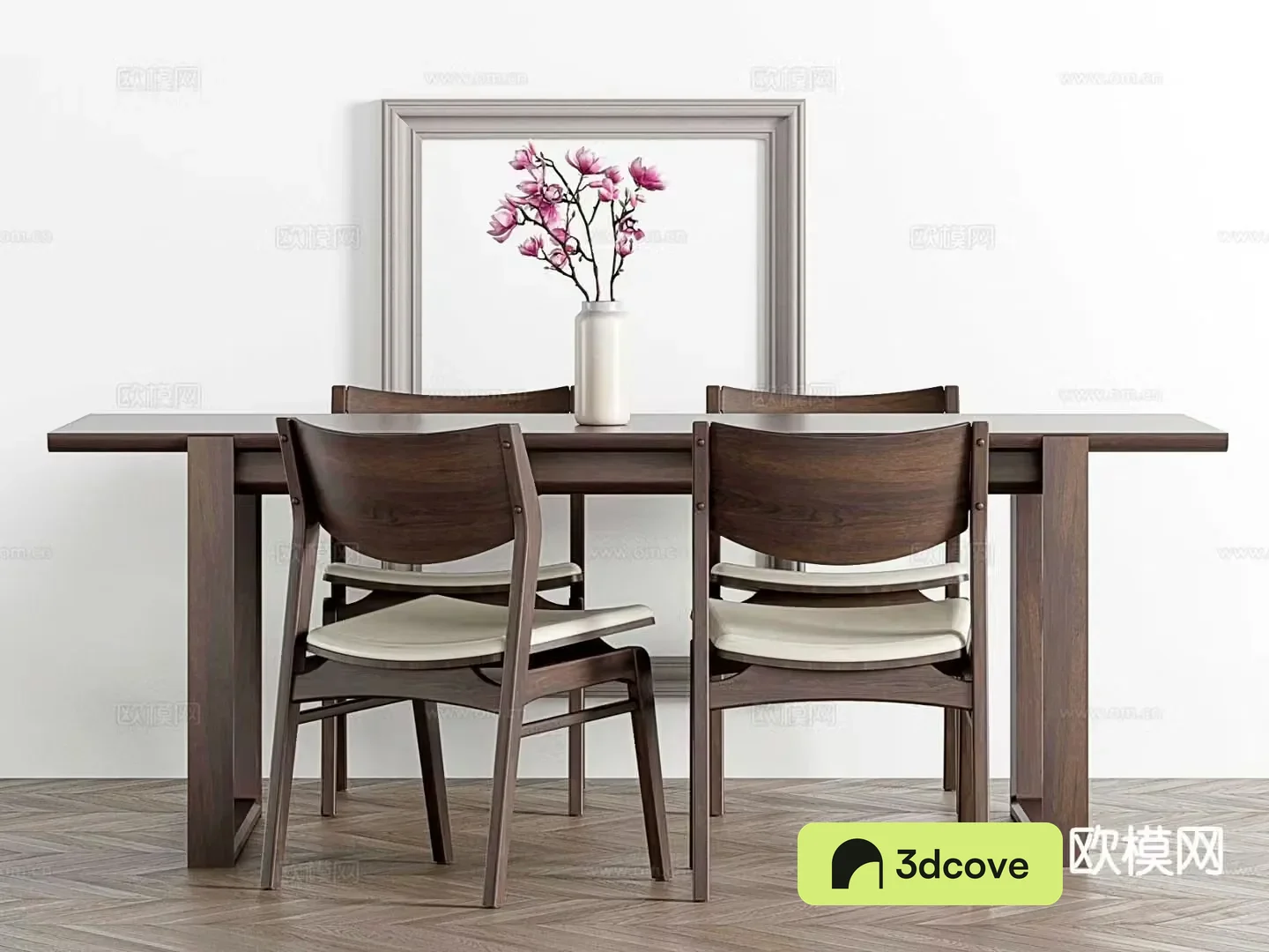 New Chinese dining table and chairs