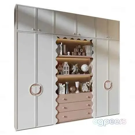 A Mirrored Closet 3D Model – 4399 – VRAY Render