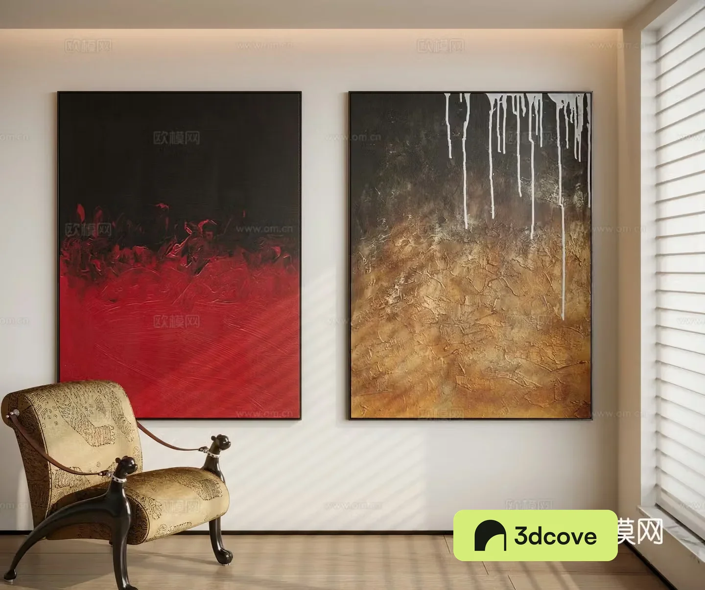 Modern minimalist decorative painting