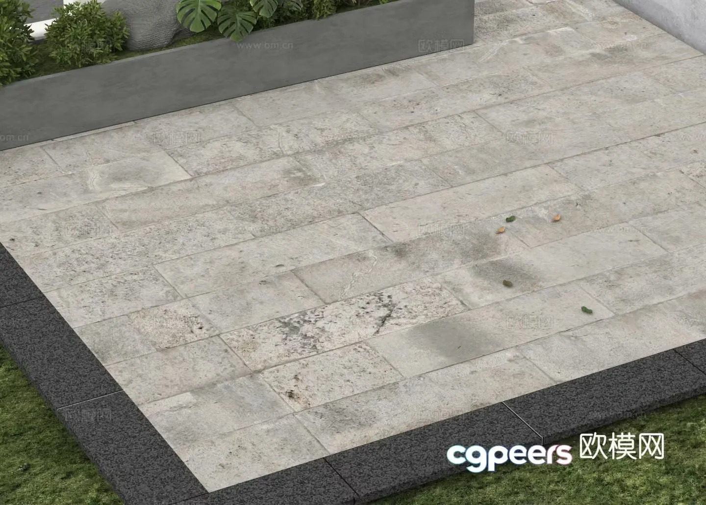 Paving Stone flooring 3D model