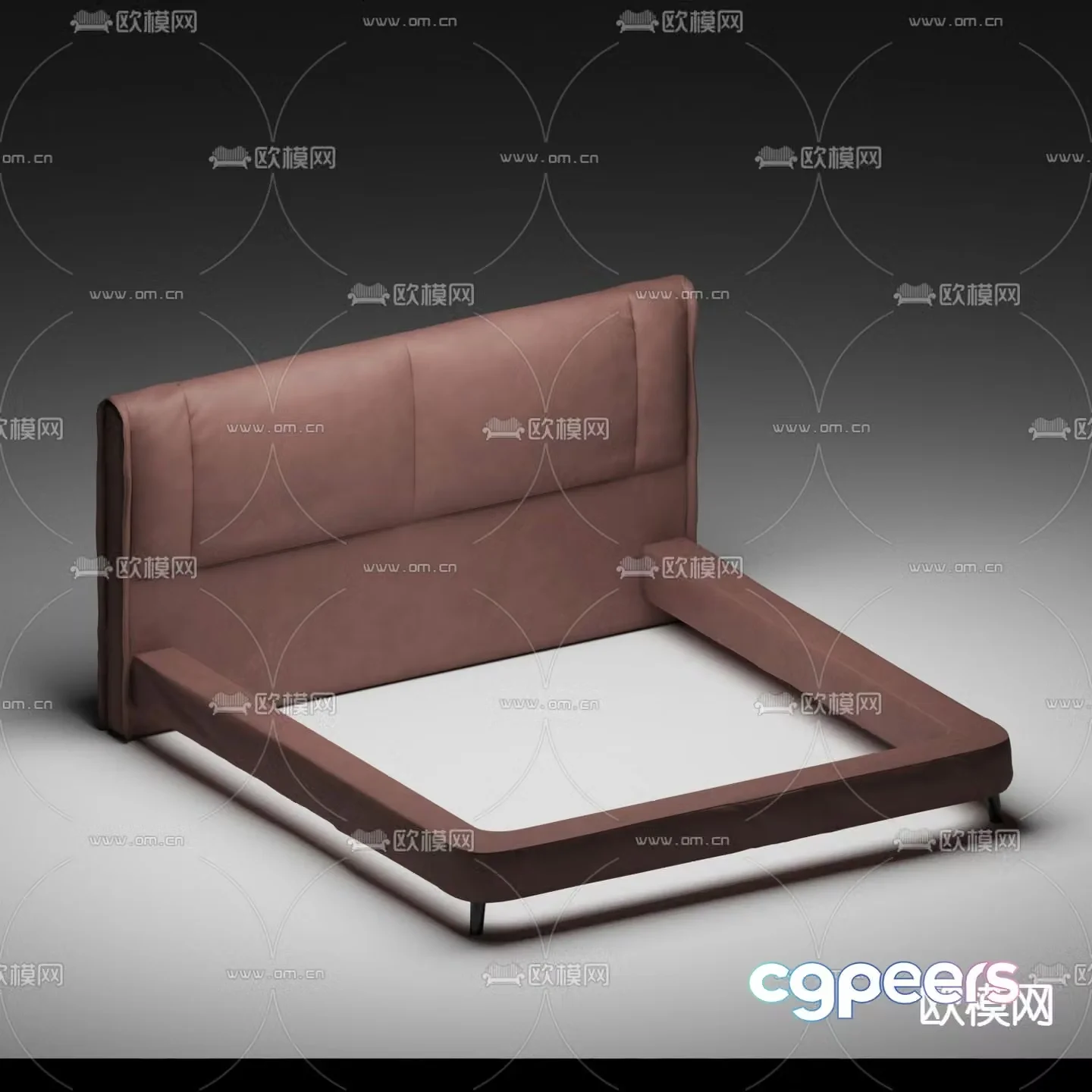 bed bed frame 3d model