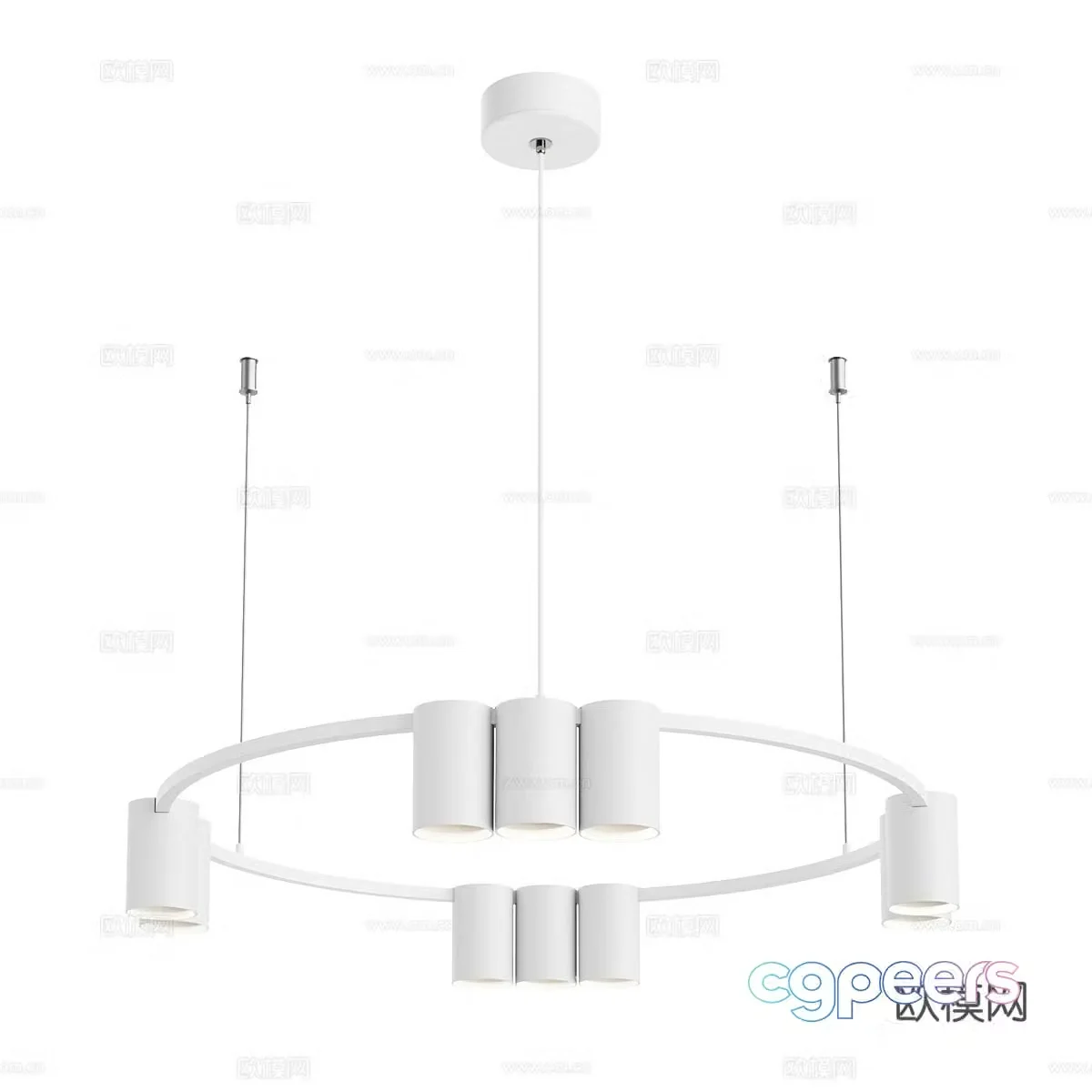 Modern simple chandeliers chandeliers simple chandeliers dining chandeliers living room chandeliers lamps 3D model