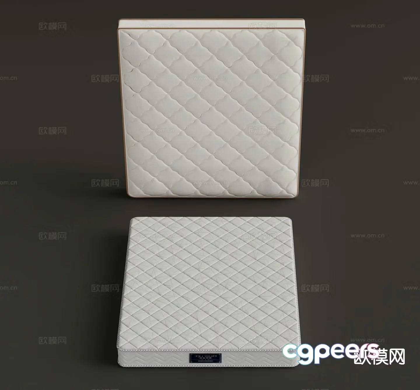 Modern mattress 3d model