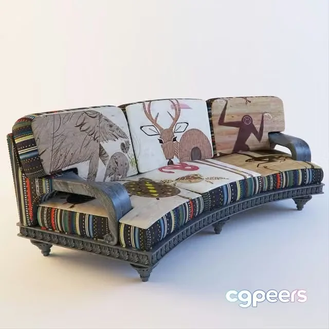 3ds Max Free – Sofa (original design)