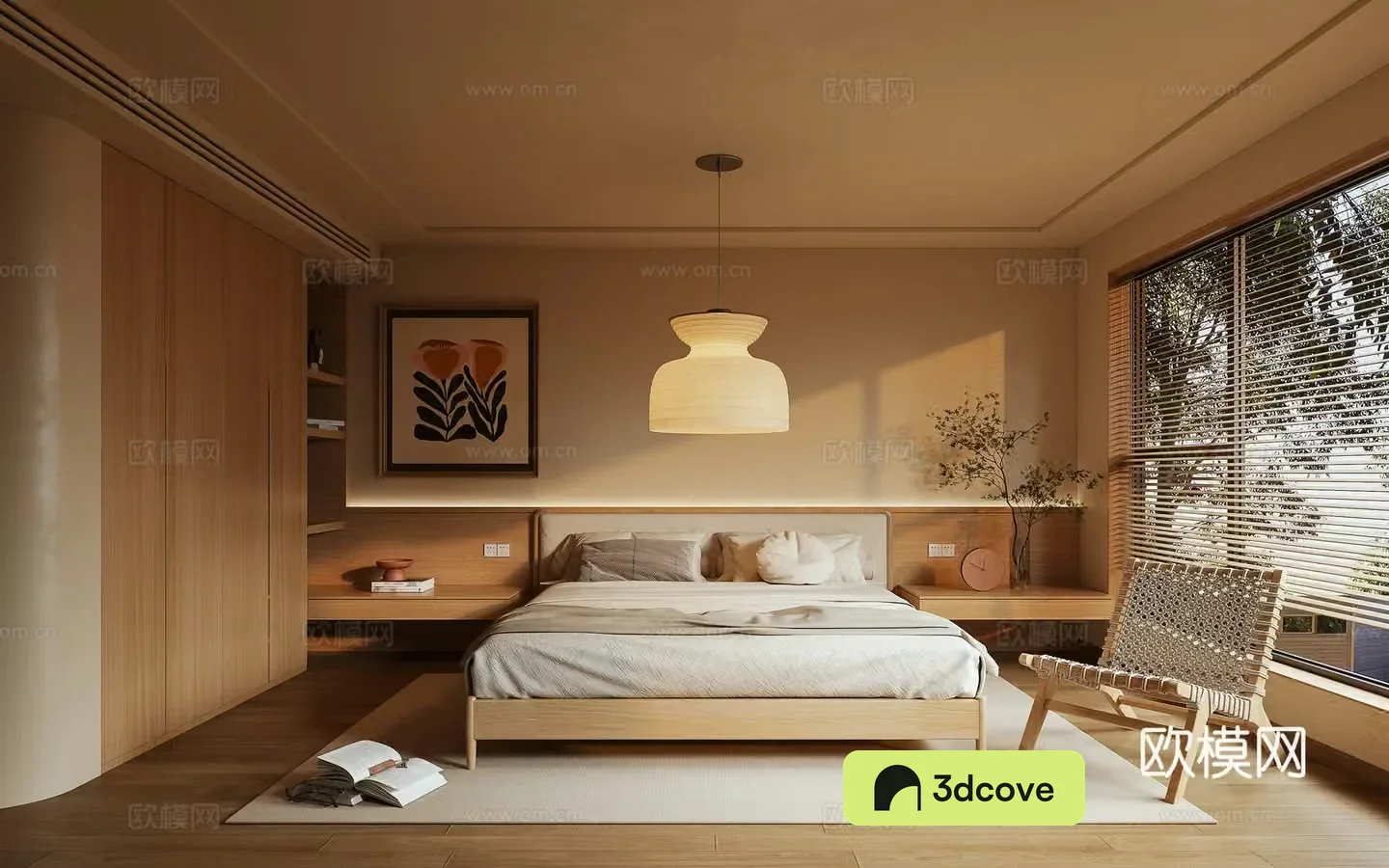 Log wind bedroom