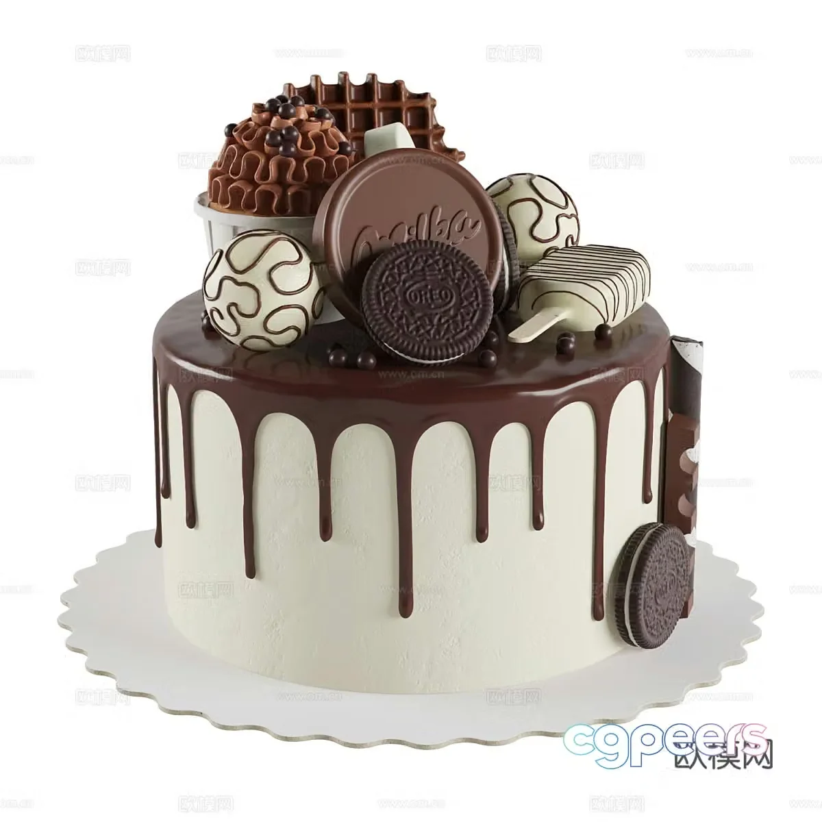 Tableware combination 3D model