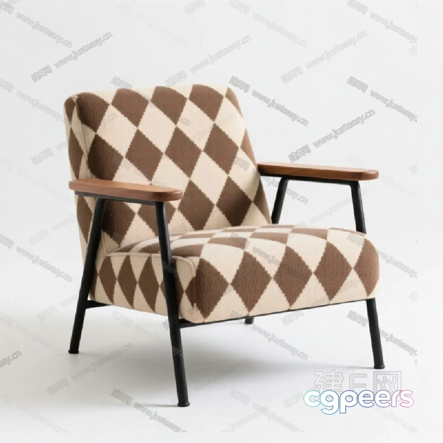 Modern Armchair 3D Model – 20038 – VRAY Render