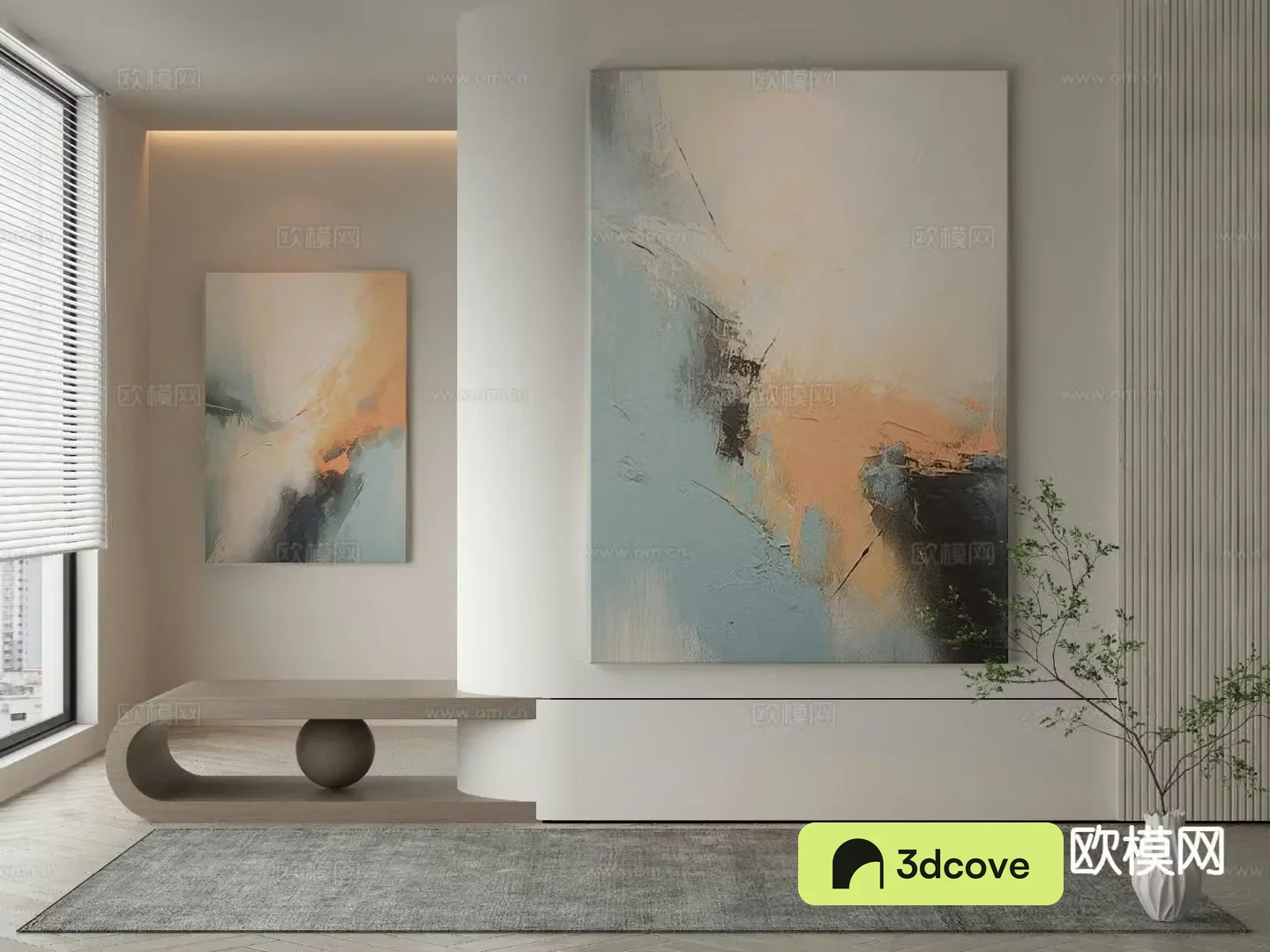 Modern art painting texture painting decorative painting