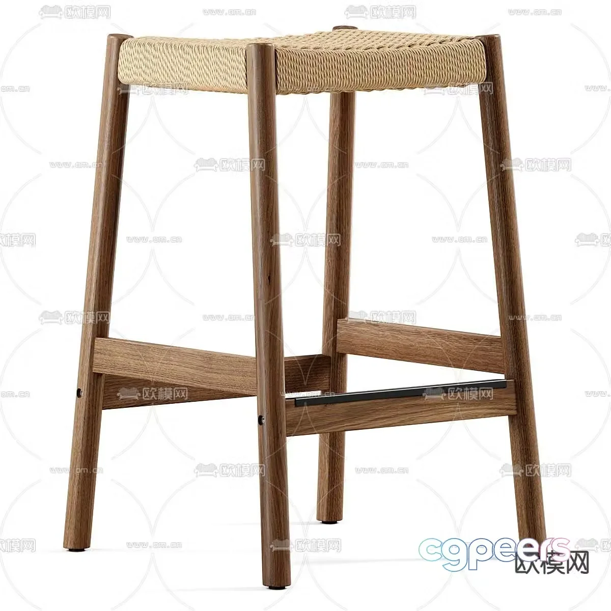 Modern bar stool bar stool 3d model
