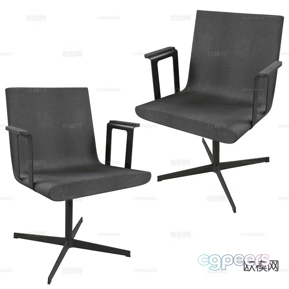 Inno modern office chair shift chair staff chair 3d model