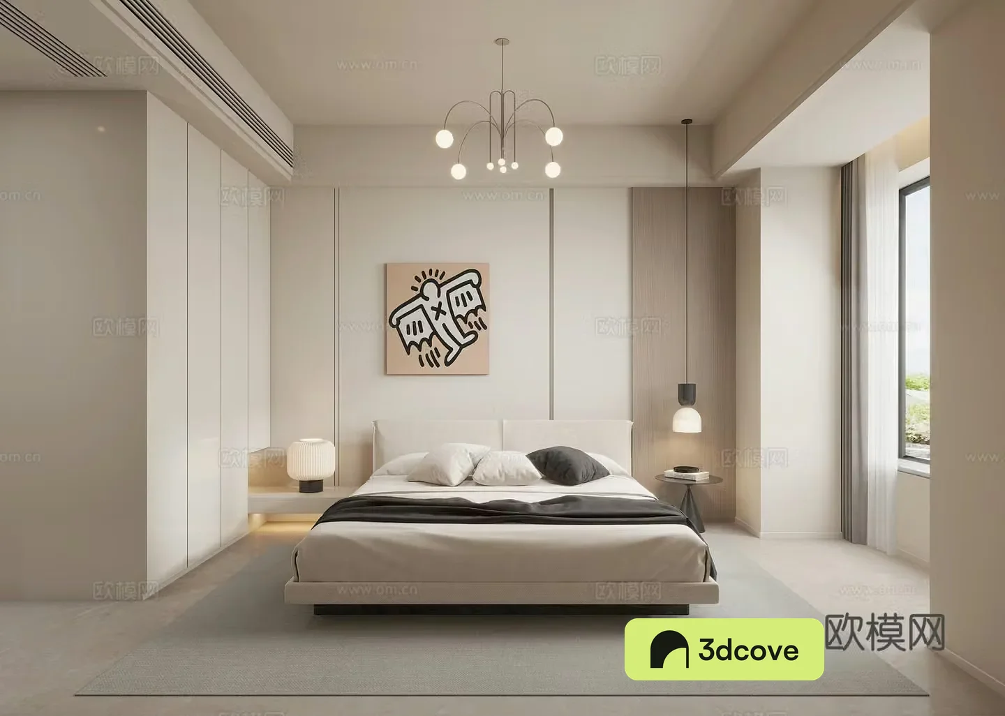 Modern bedroom