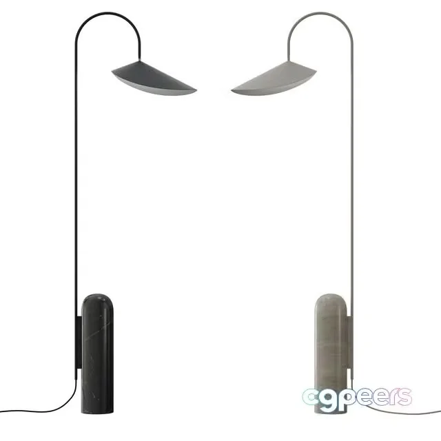 3ds Max Free – Ferm LIVING – Arum Floor Lamp