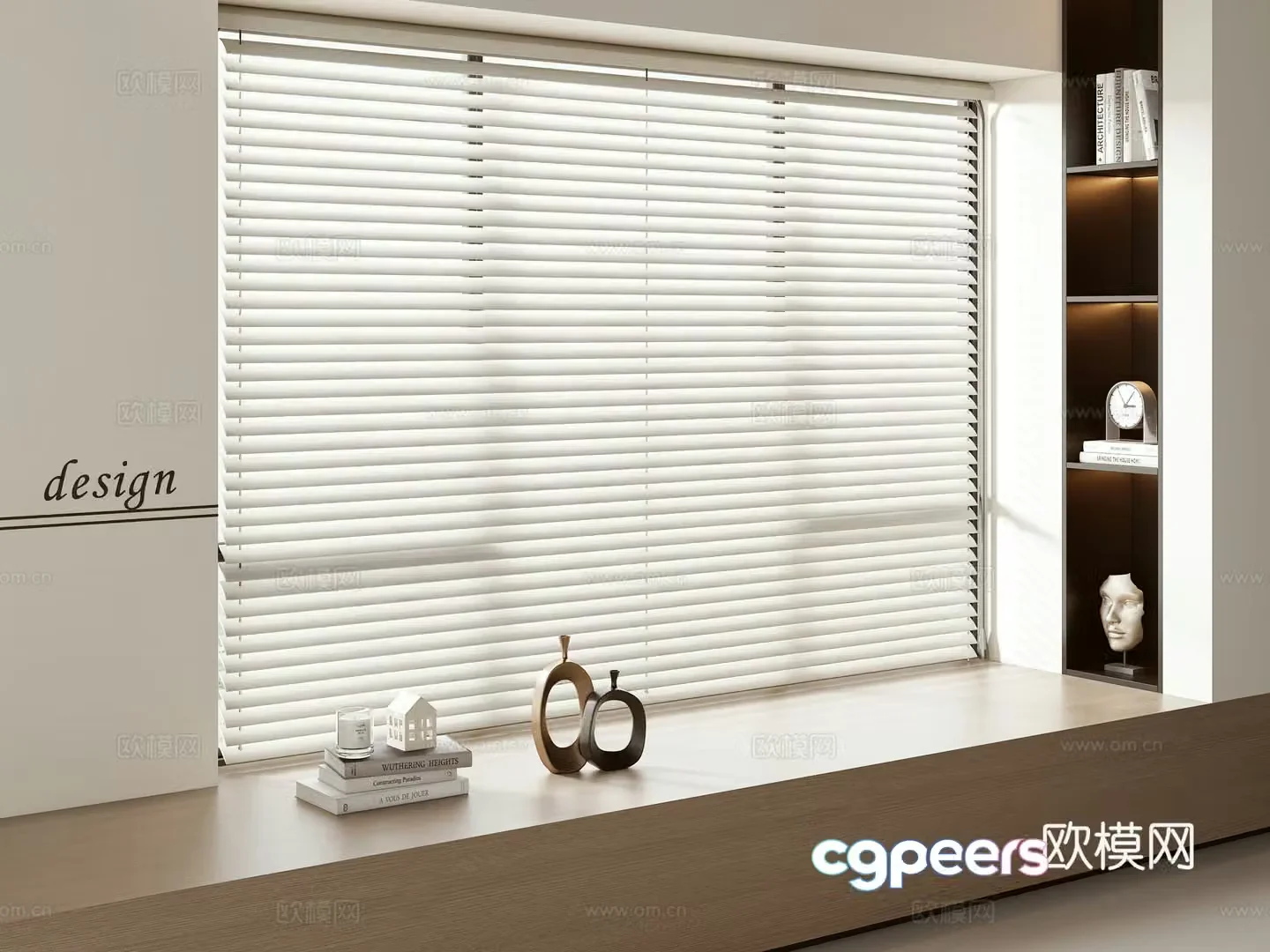 Modern venetian blinds 3d model
