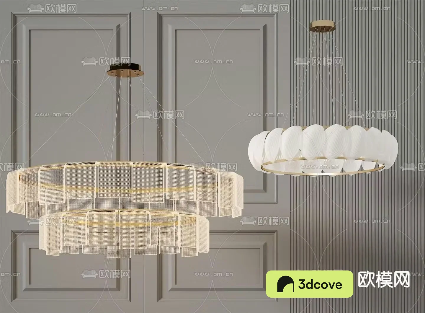 Light luxury chandelier crystal chandelier
