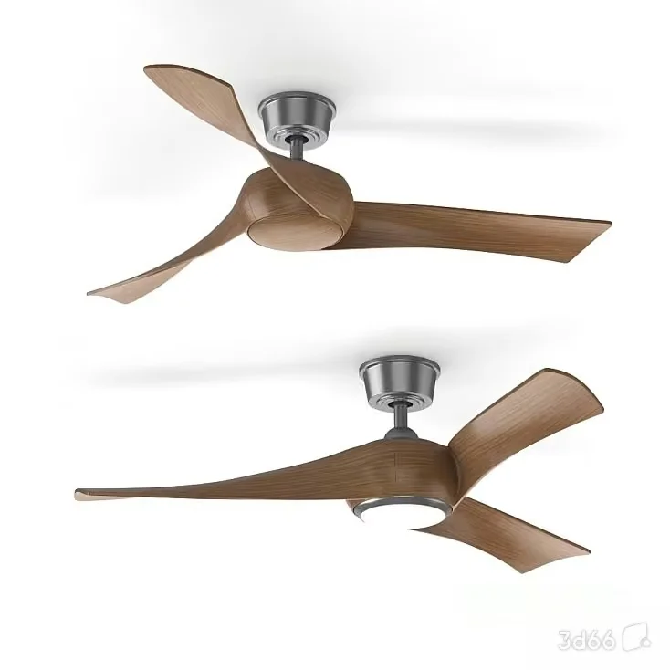 Wooden Ceiling Fans 3D Model – 18836 – VRAY Render