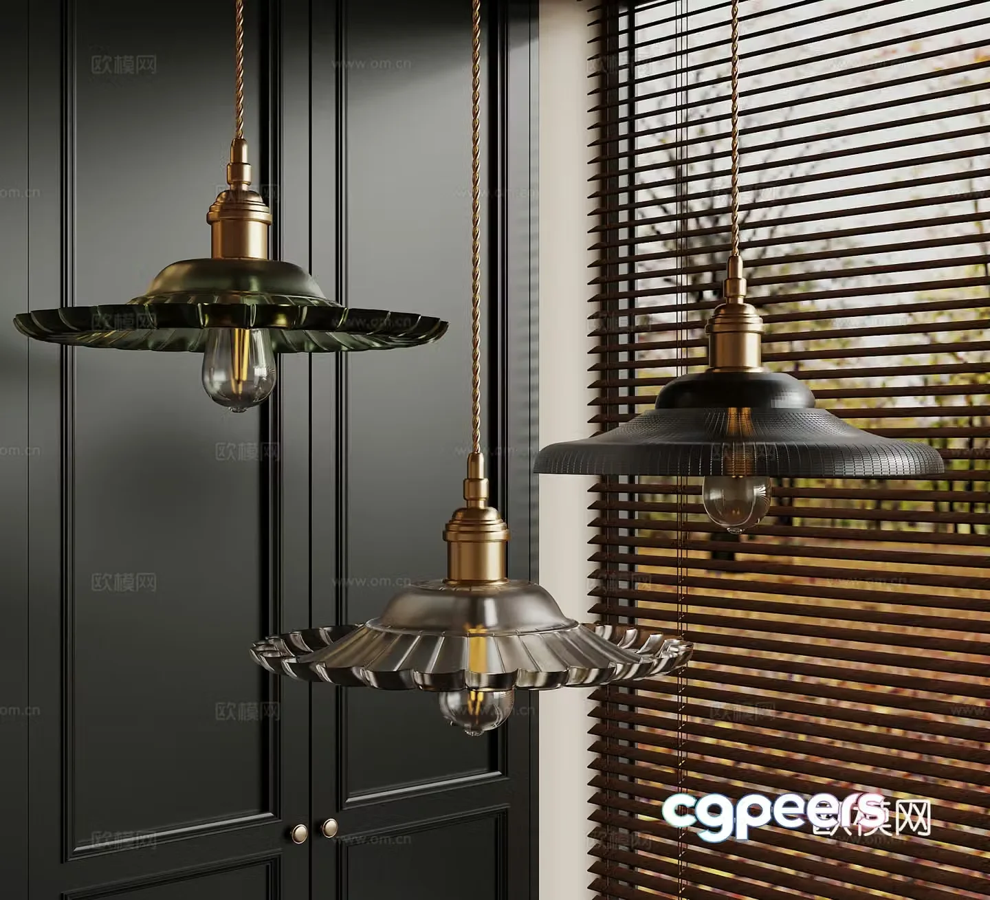 16 French Chandelier Glass Chandelier 3D Model