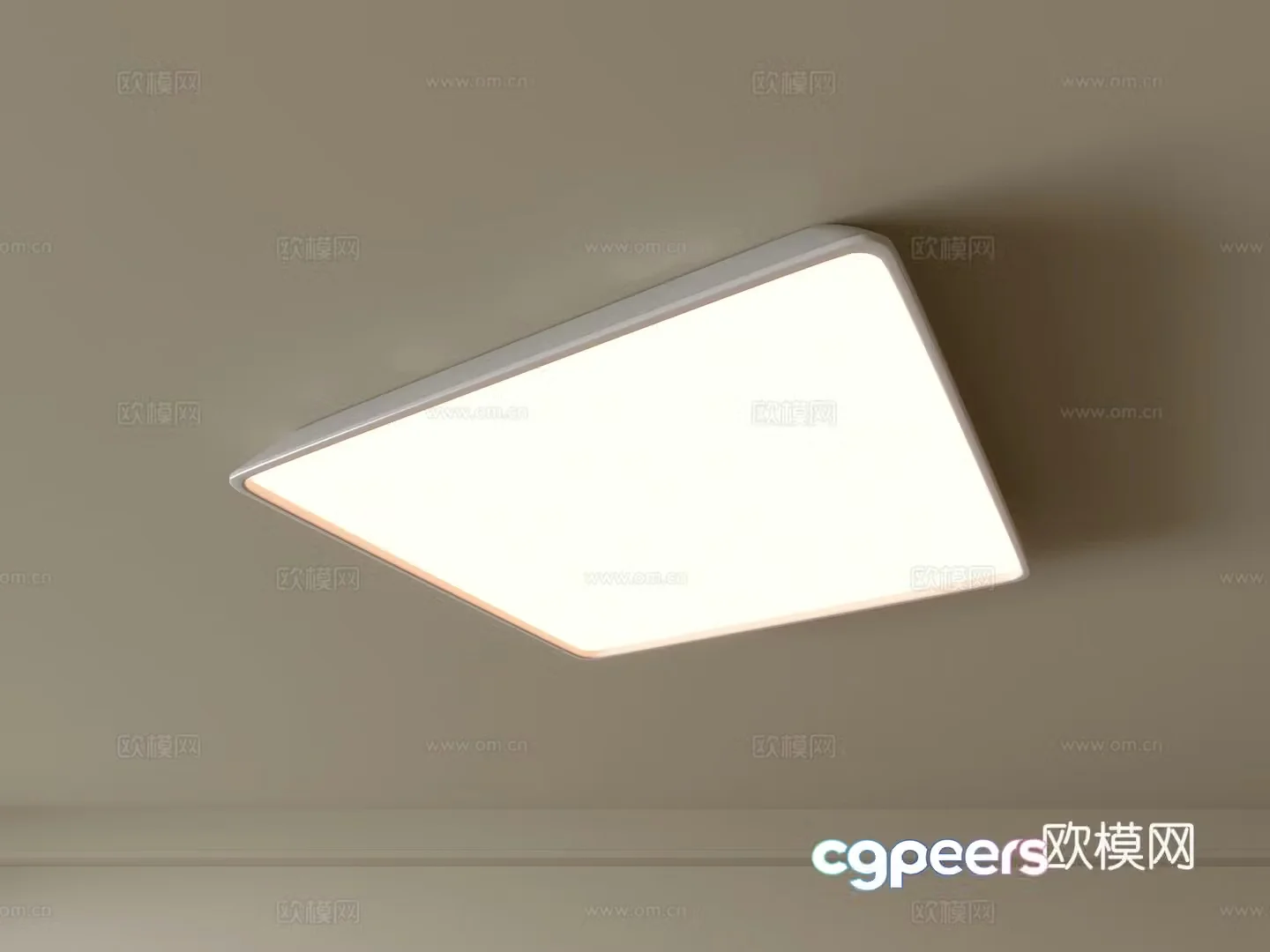 Modern ceiling lamp Geometric ceiling lamp Bedroom lamp Artistic shaped lamp Fashion living room lamp 3D model