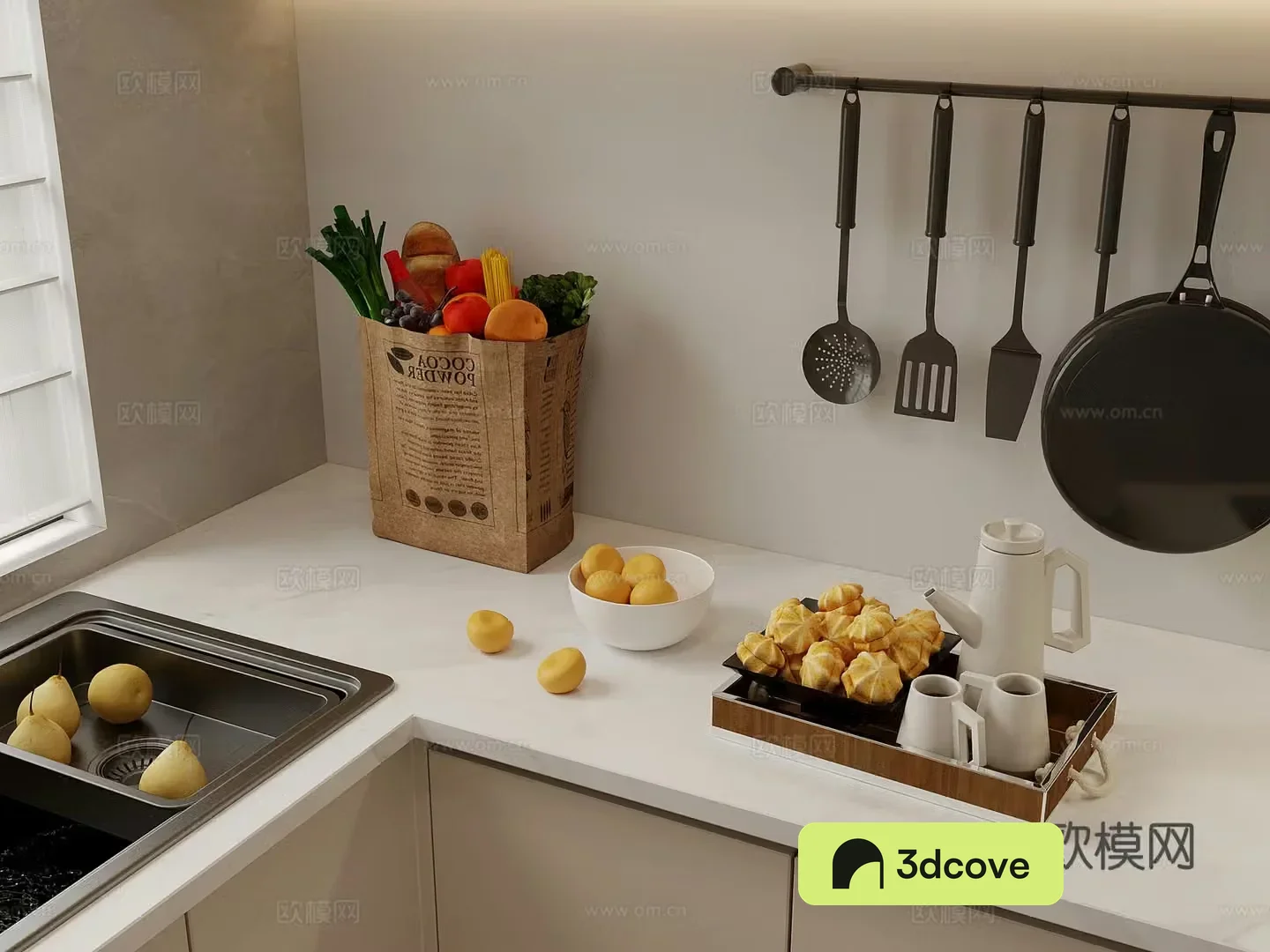 Modern kitchen supplies Fruit and vegetable bags Kitchen supplies Pallet
