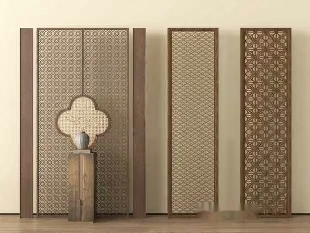 Wooden Room Divider 3D Model – 16901 – VRAY Render