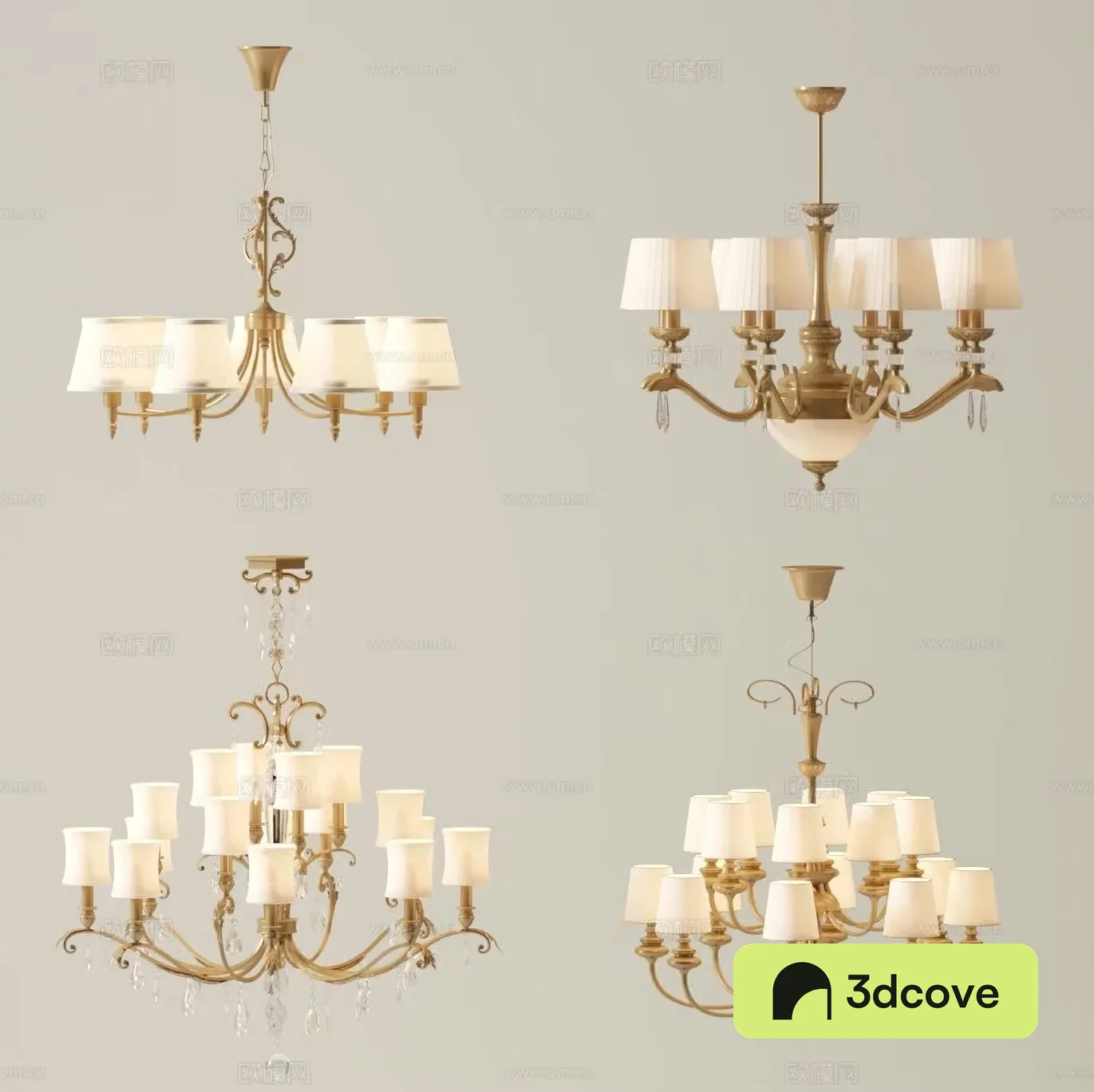 American chandelier decorative lamp