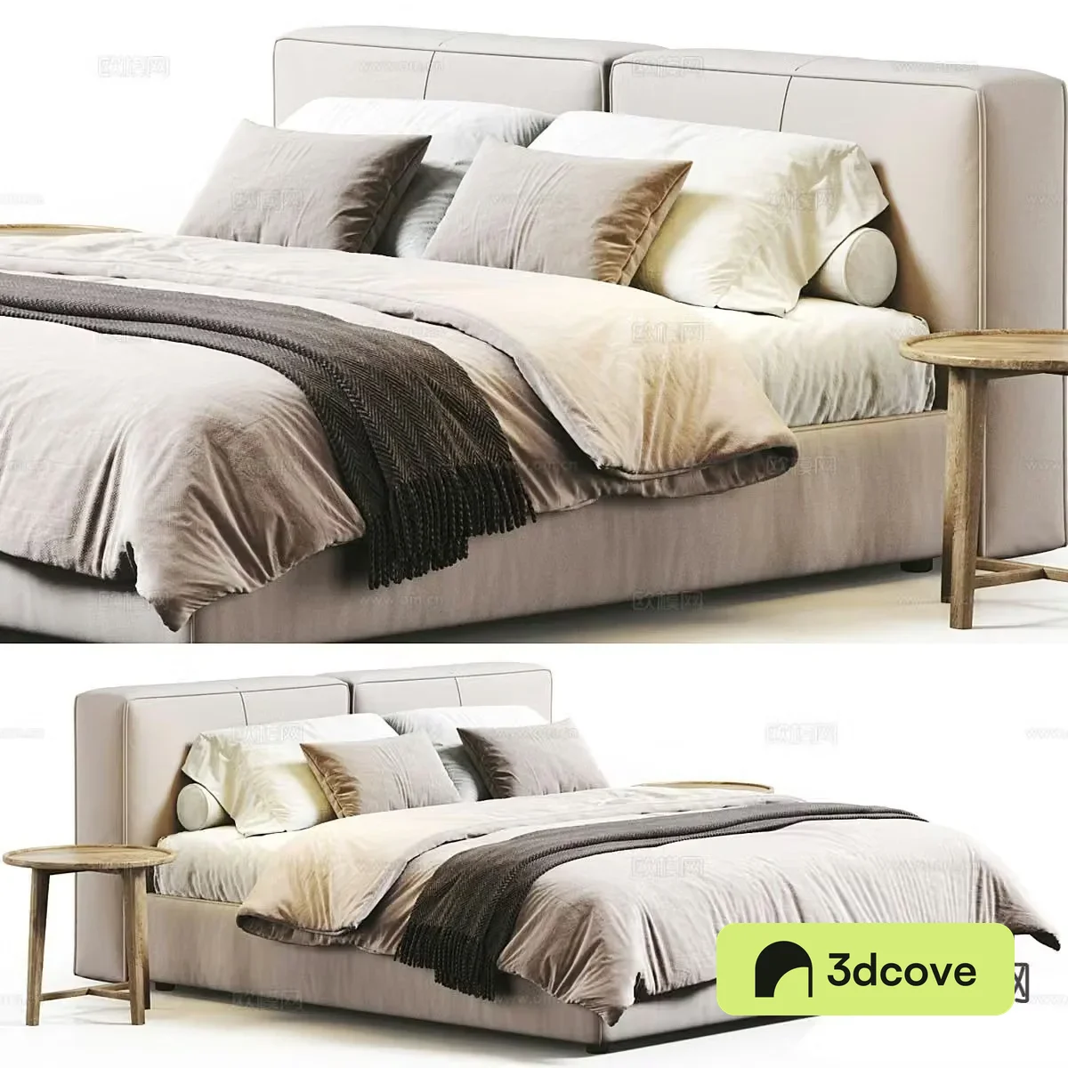 Mario modern double bed