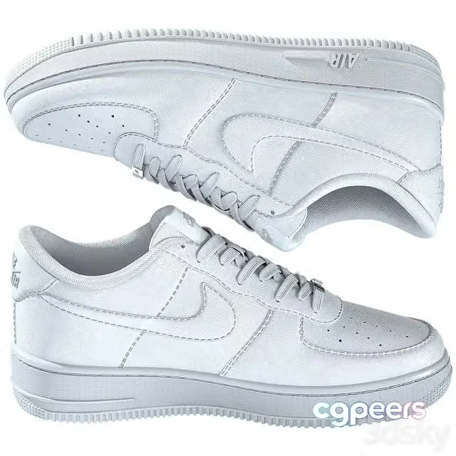 3ds Max Free – NikeAF1 White