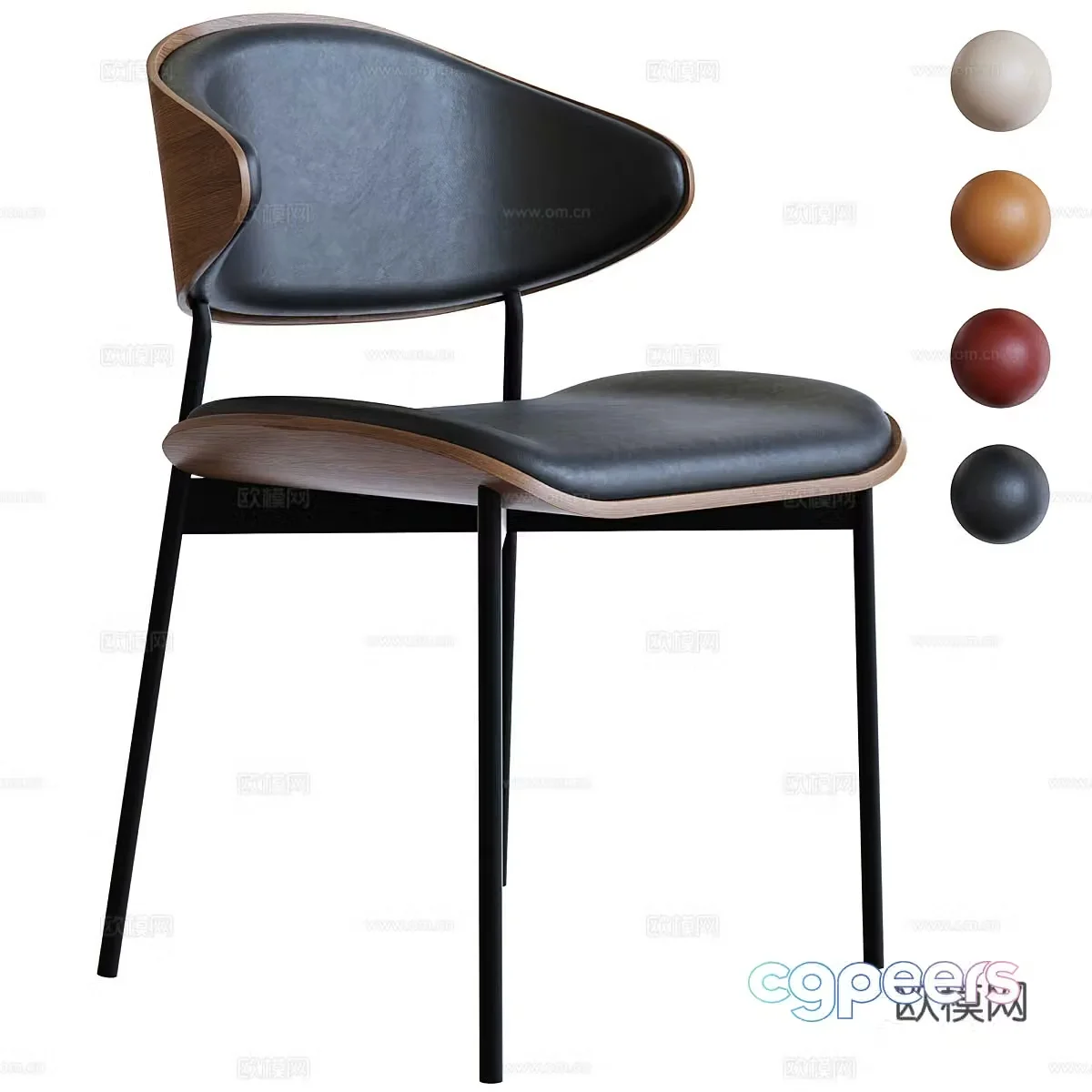 Single chair 3d model