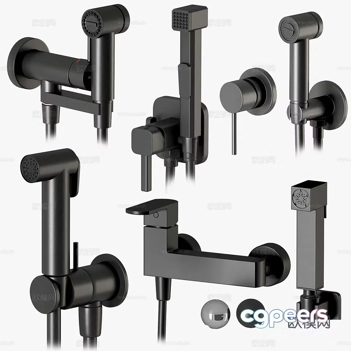 Shower Shower Shower Shower Shower Shower Simple European Faucet Classical Faucet Bathroom Faucet 3D Model