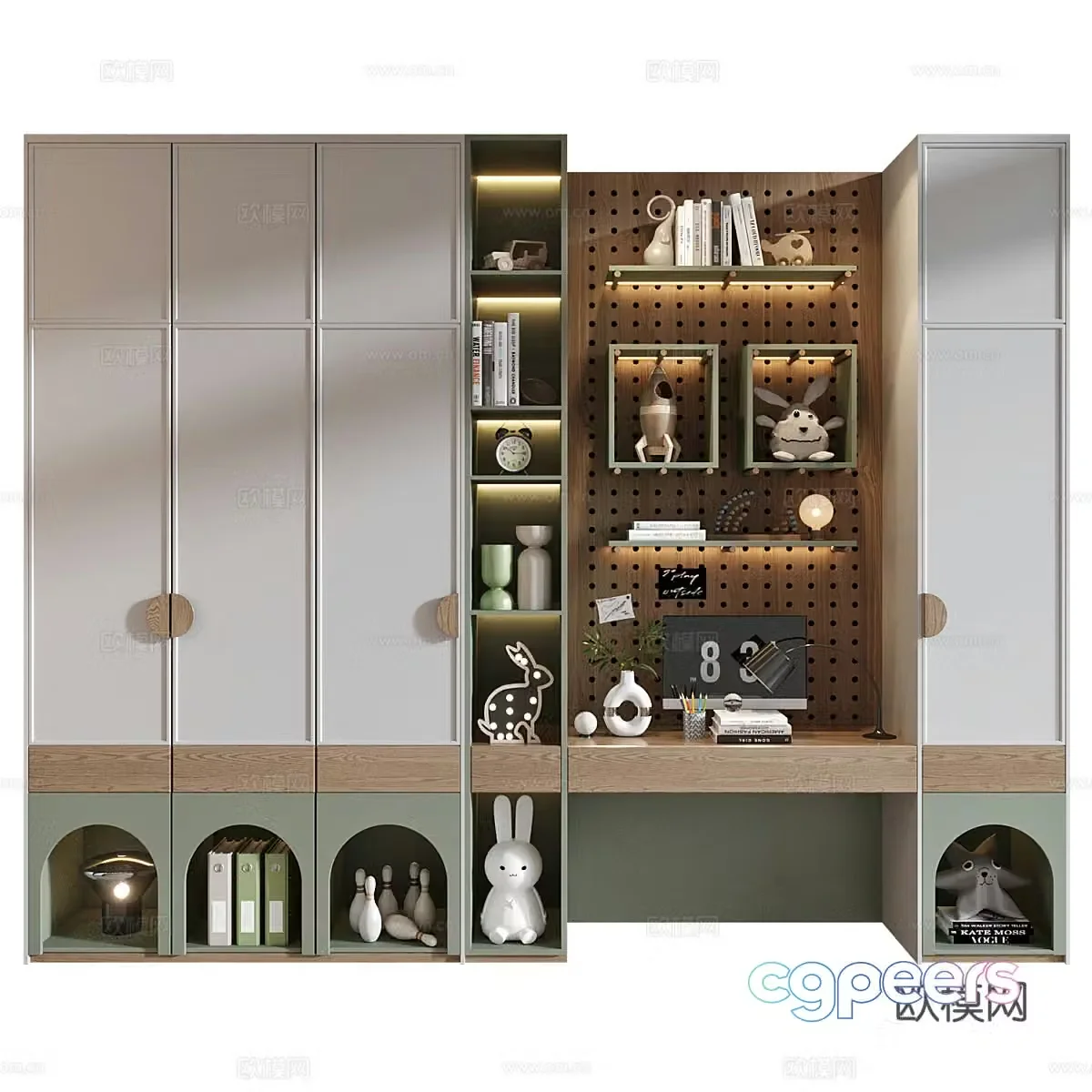 Furniture combination 8443d model