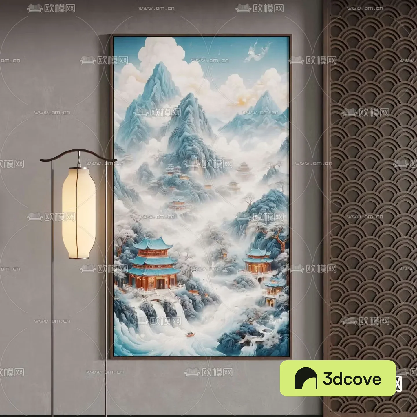 New Chinese style hanging paintings decorative paintings ink paintings