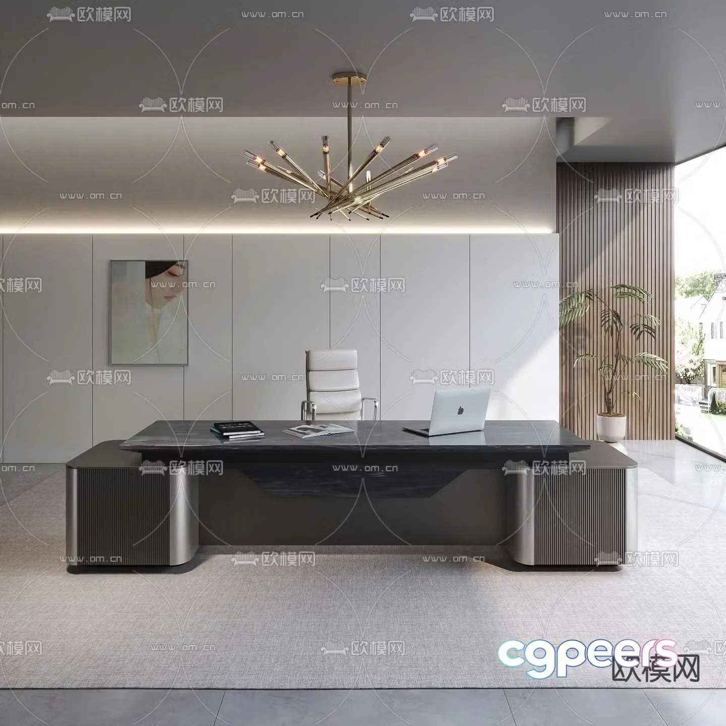 office desk computer desk desk desk 3d model