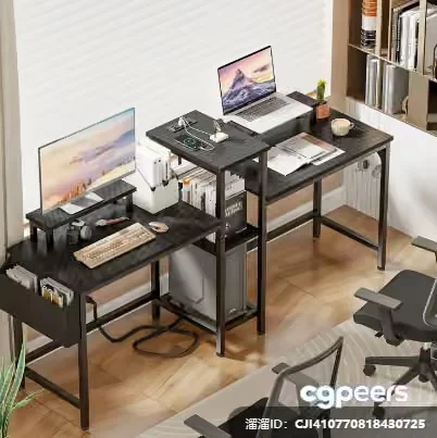 Home Office Desk 3D Model – 1866 – VRAY Render