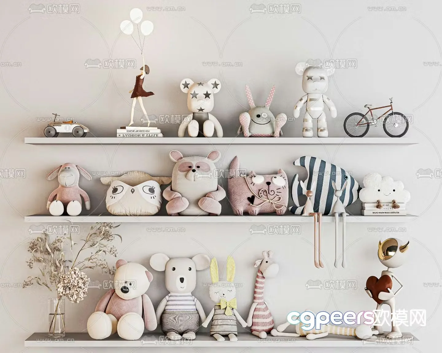 toy doll ragdoll doll 3d model