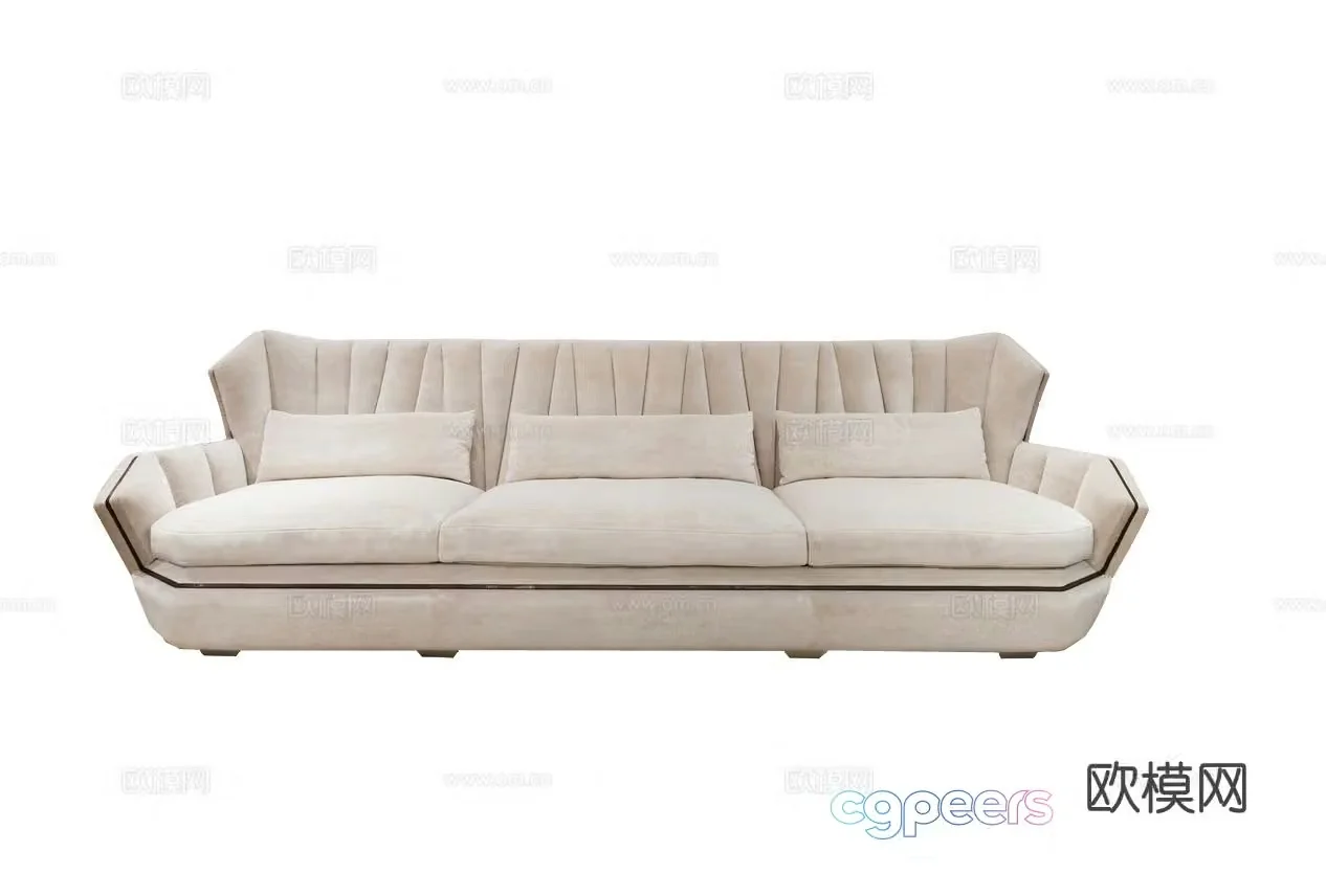 Visionnaire Hemingway Multiplayer Sofa 3D Model