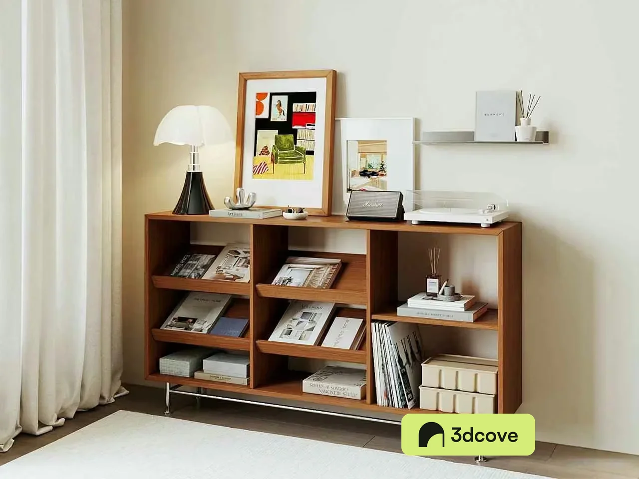 Modern Wooden Shelf