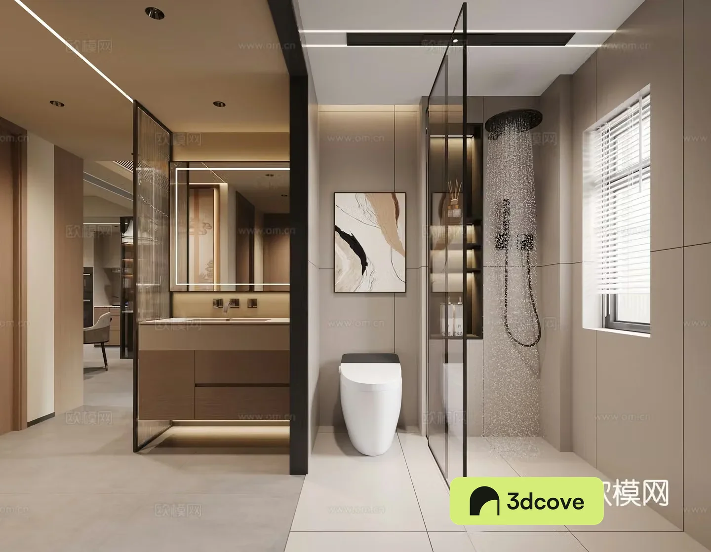 Modern bathroom