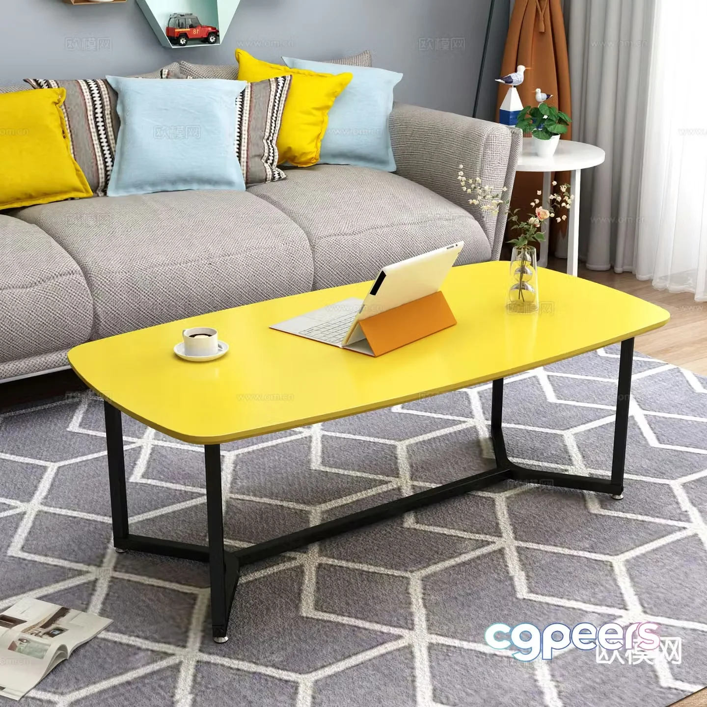 Nordic coffee table 3d model